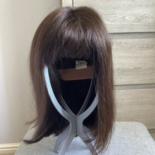 Trendco Gem Emerald Human Hair Wig - BNIB. COLOUR 2 (Dark Brown)