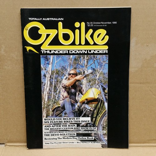 Ozbike magazine issue 1986 - magazine,