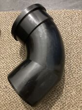 Polypipe SB409 110mm Push Fit Soil Pipe 90 Degree Bend Black