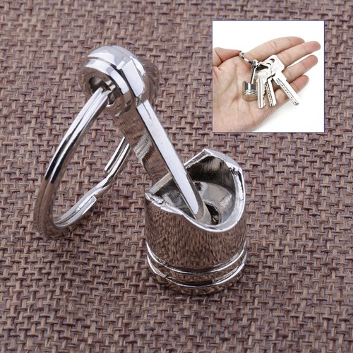 Metal piston car - piston, keychain