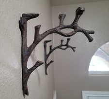 2 Rustic Cast Iron Shelf