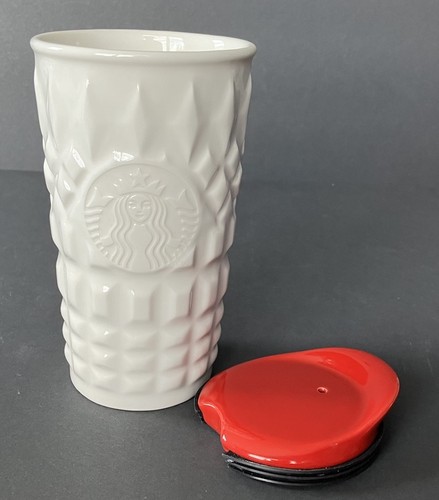 Starbucks 2014 white quilted - starbucks,