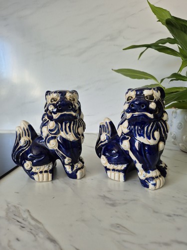 Vintage blue white - blue,
