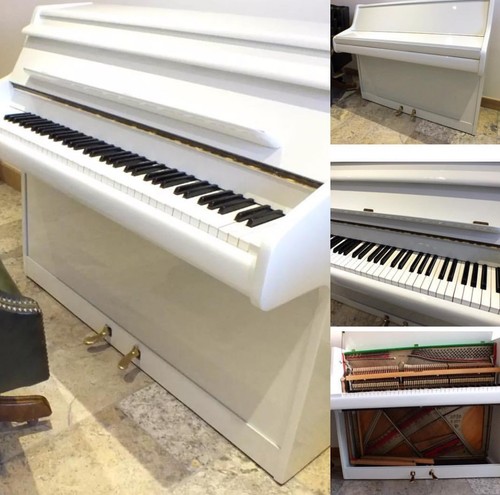 White gloss modern upright - white,