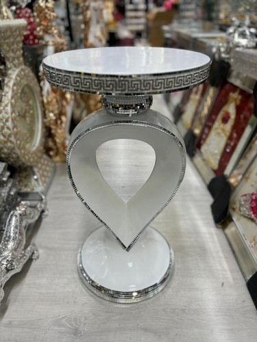 White venetian mirrored table - venetian,