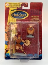Disney Hercules & Phil Mattel Toy Action Figure Set Brand New Sealed Rare