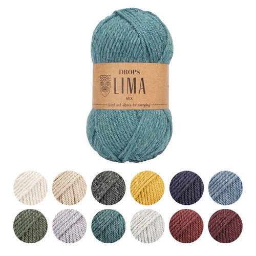 Drops lima wool and - wool,
