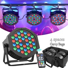 36LED RGB Stage Lights Wedding KTV Party LED Par Can DJ DMX Uplighting Lighting