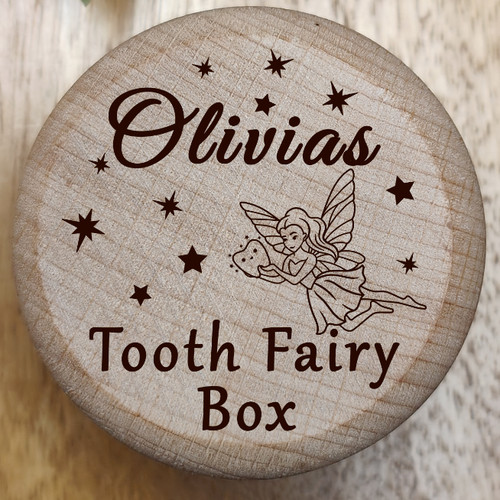 Personalised tooth fairy box - tooth,