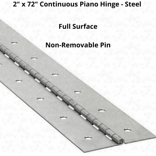 Piano hinge steel - hinge,