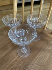 Antique Champagne Glasses Cut