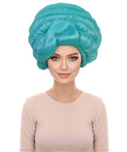 Light blue drag queen wig - light,