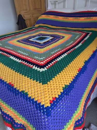 Crochet blanket x - 84”,