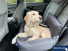 60x50cm Largest on market.Dog Car Seat Bed Carrier Booster Safe Straps Washable
