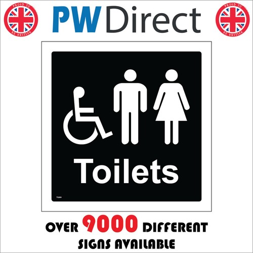 Sign male female - sign, disabled