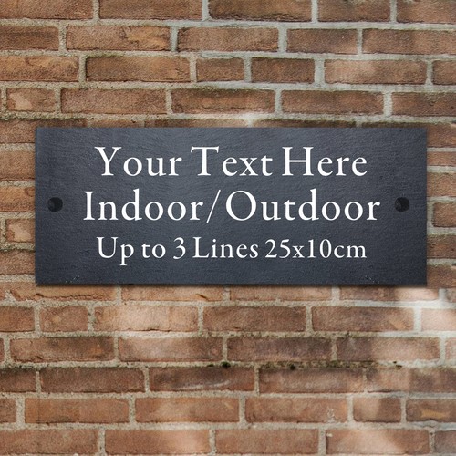 Personalised rustic slate - rustic,
