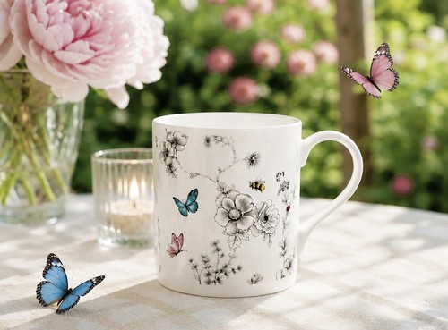 Secret garden mug bone - secret,
