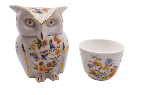 Aynsley cottage garden owl - aynsley,