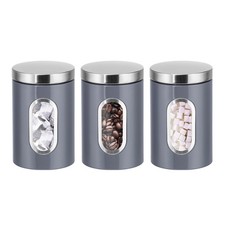 Window Canister Set 3 Piece