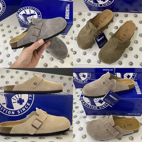 Birkenstock taupe suede - taupe,