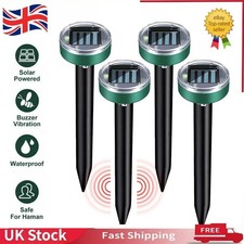 4x Ultrasonic Solar Mole Rat