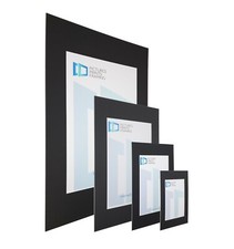 Custom Any Size Mount for Pictures / Photo frames Black board single Multi Pack