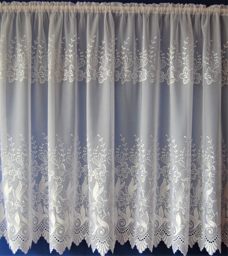 Vienna white voile plain - vienna, a