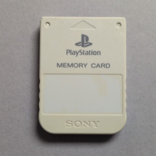 Light grey official ps1 memory - grey,