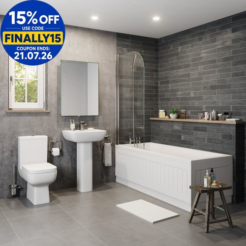 Bathroom suite pedestal - suite,