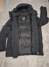 Karrimor Black Puffer Jacket With Foldaway Hood (M)