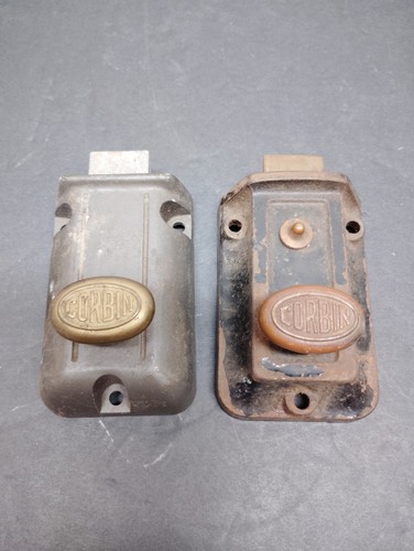 Vintage corbin deadbolt door - corbin,