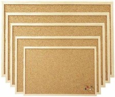 Cork Board Pin Message Notice Board Wooden Frame Office Memo School Pinboard 