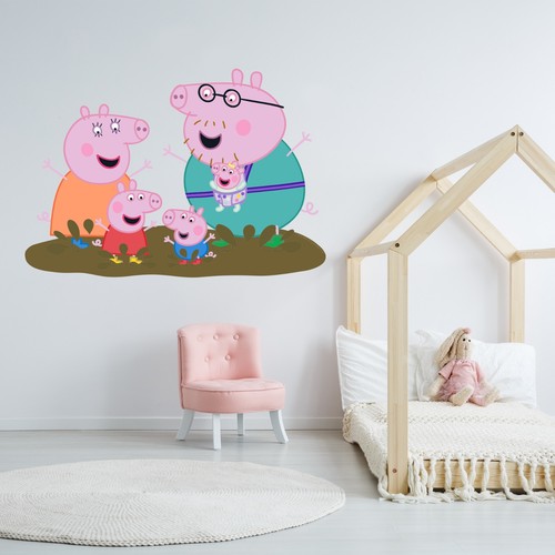 Peppa pig wall sticker - sticker,
