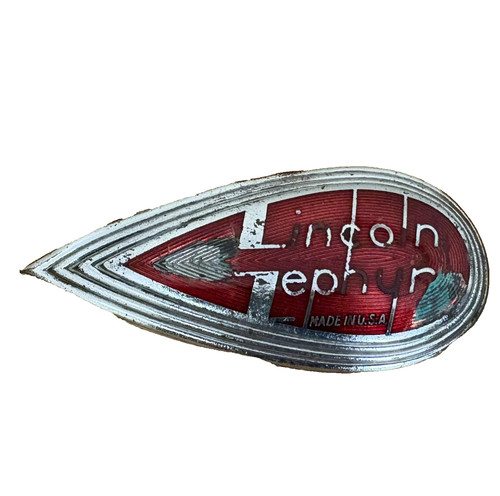 Car hood badge lincoln zephyr - hood,