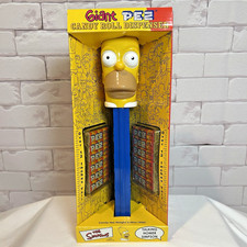 Giant Pez Talking Homer Simpson Candy Dispenser 12" Tall Extra Large Unopened