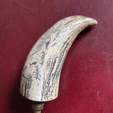 Scrimshaw Replica Whale Tooth