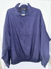 Sunderland of Scotland Dolphin Waterproof Windbreaker Jacket Navy Check SSP XL