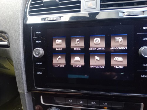 Volkswagen golf display screen - golf,