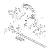 Makita Replacement Parts for DUH523 Cordless Hedge Scissors
