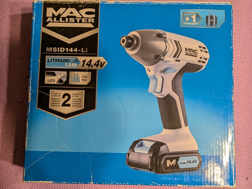 Mac allister cordless impact - cordless,