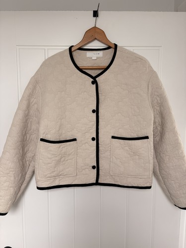 Zara quilted short cream - quilted,