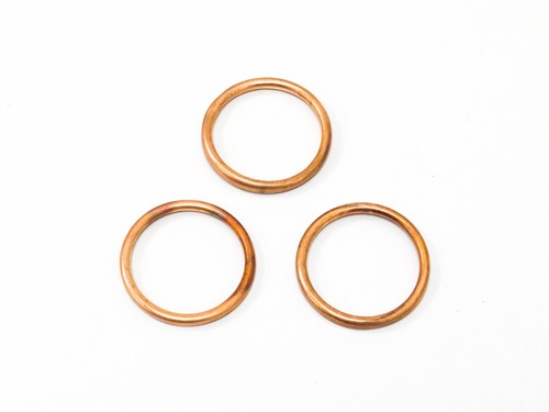 Exhaust copper gaskets - 3x,