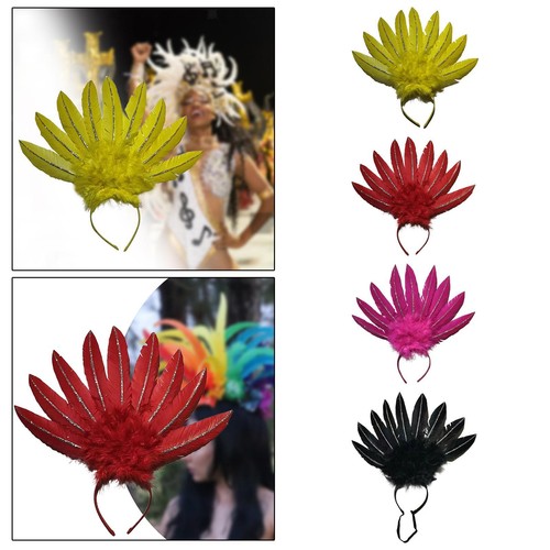 Feather headdress headband - feather,