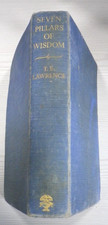 Seven Pillars of Wisdom by T.E. Lawrence, 1949 Hardback Book. Jonathan Cape