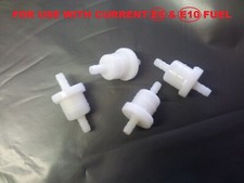 PETROL 6MM FUEL INLINE FILTER MAGNETIC SCOOTER QUAD  DIRT MOTORCYCLE BIKE E5 E10