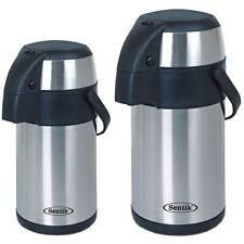 3L/5L Stainless Steel Pump Action Airpot Hot & Cold Tea Coffee Thermos Flask 