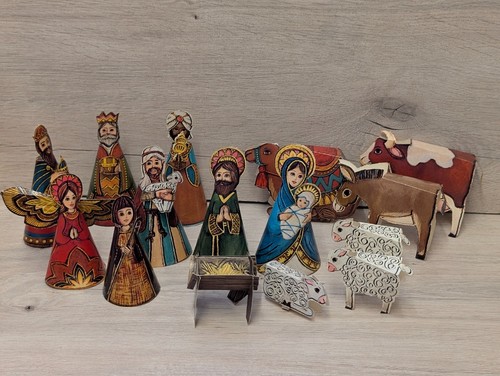 Paper craft nativity - craft,