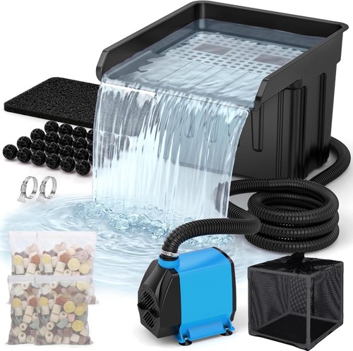 Pond waterfall filter kit - waterfall,