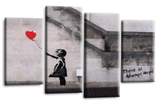 Framed Large Banksy Canvas Art
