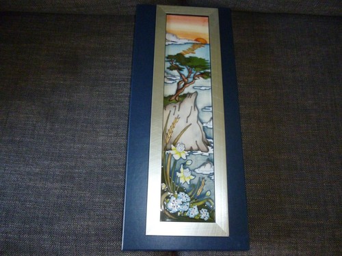 Moorcroft pottery plaque - plaque,